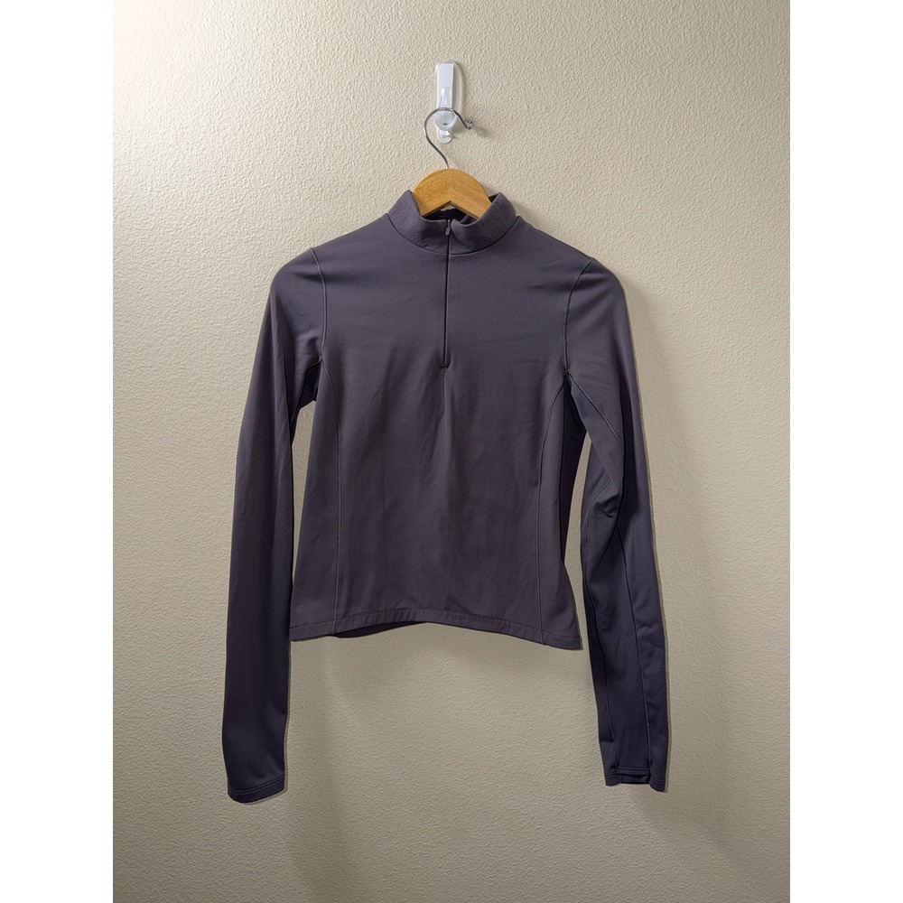 Women's Spanx Quarter Zip Cropped Pullover Size Small
